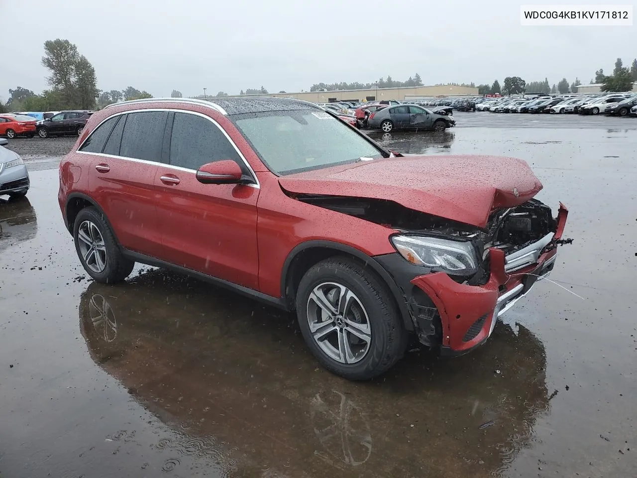 2019 Mercedes-Benz Glc 300 4Matic VIN: WDC0G4KB1KV171812 Lot: 72837614