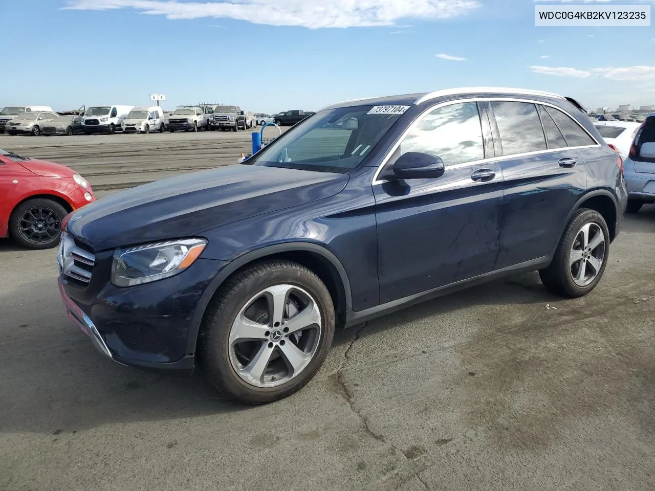 2019 Mercedes-Benz Glc 300 4Matic VIN: WDC0G4KB2KV123235 Lot: 73797104