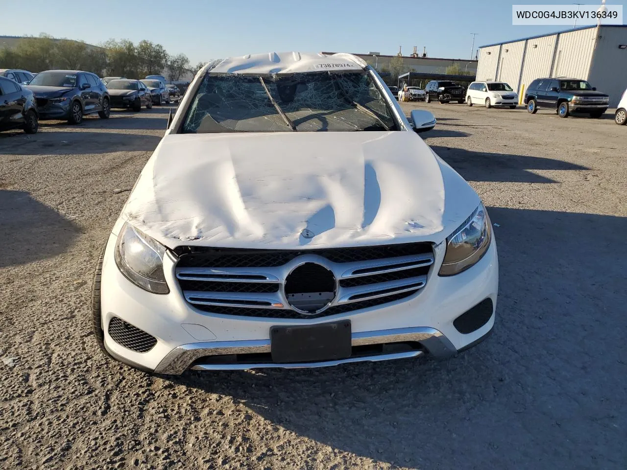 2019 Mercedes-Benz Glc 300 VIN: WDC0G4JB3KV136349 Lot: 73878974