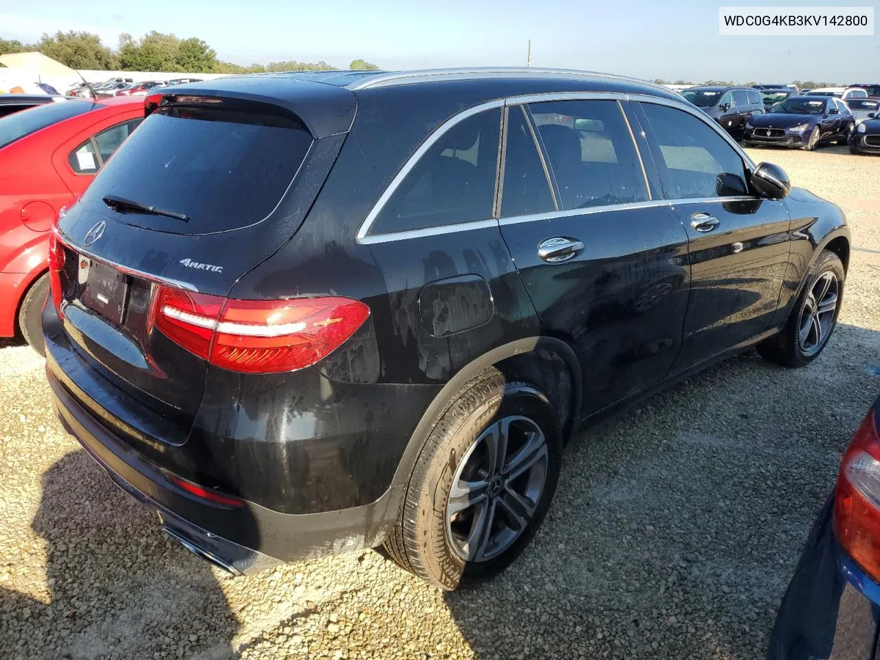 2019 Mercedes-Benz Glc 300 4Matic VIN: WDC0G4KB3KV142800 Lot: 74042654