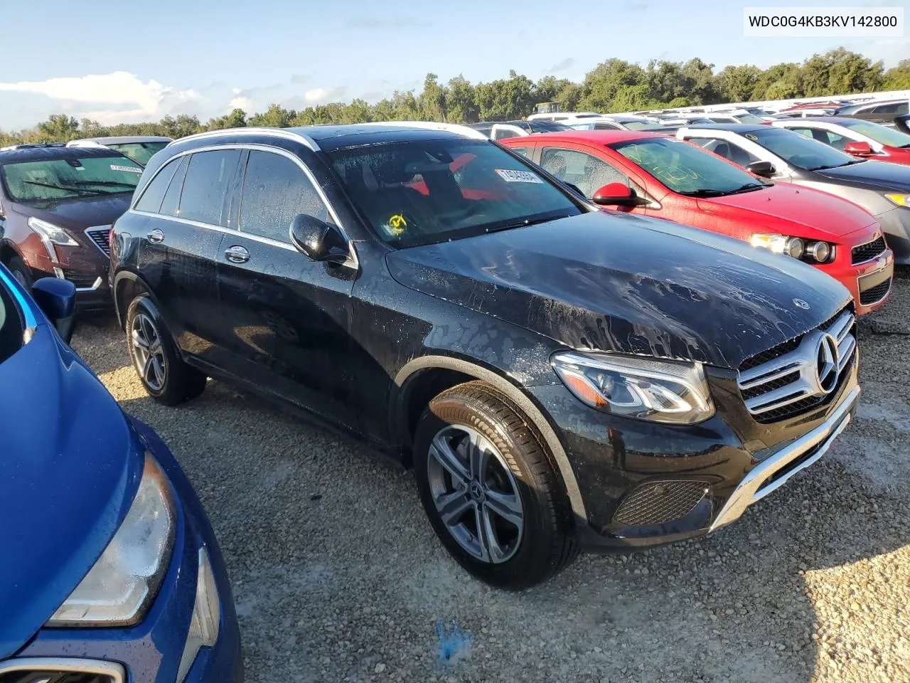 2019 Mercedes-Benz Glc 300 4Matic VIN: WDC0G4KB3KV142800 Lot: 74042654