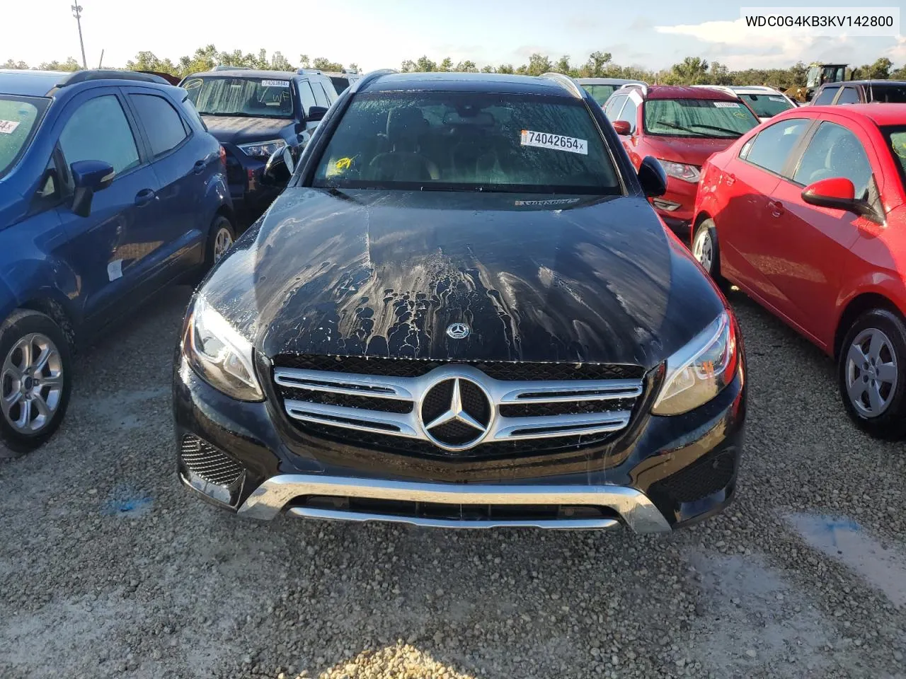 2019 Mercedes-Benz Glc 300 4Matic VIN: WDC0G4KB3KV142800 Lot: 74042654