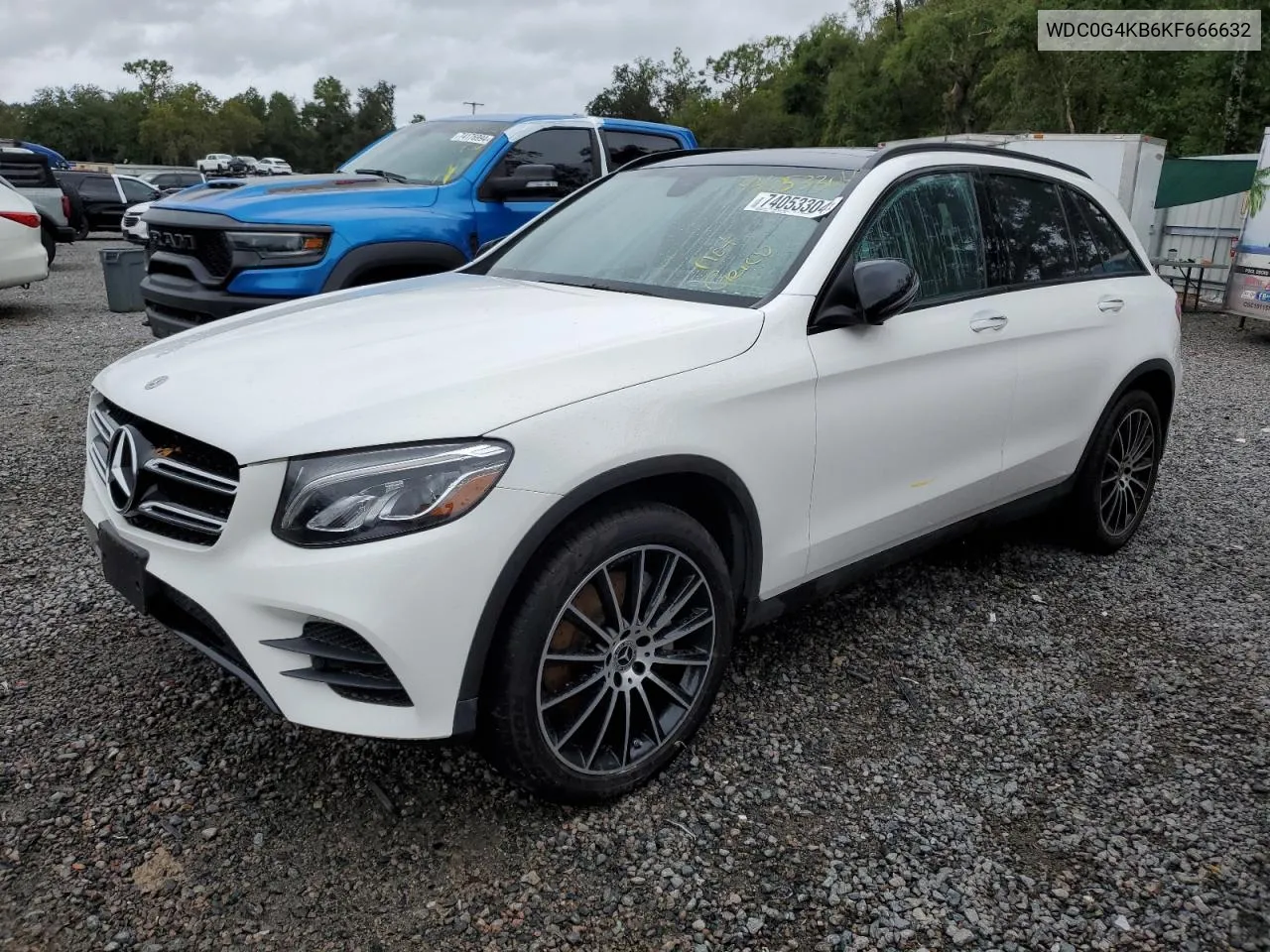 2019 Mercedes-Benz Glc 300 4Matic VIN: WDC0G4KB6KF666632 Lot: 74053304