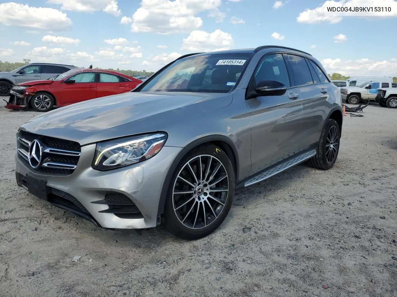 2019 Mercedes-Benz Glc 300 VIN: WDC0G4JB9KV153110 Lot: 74105314