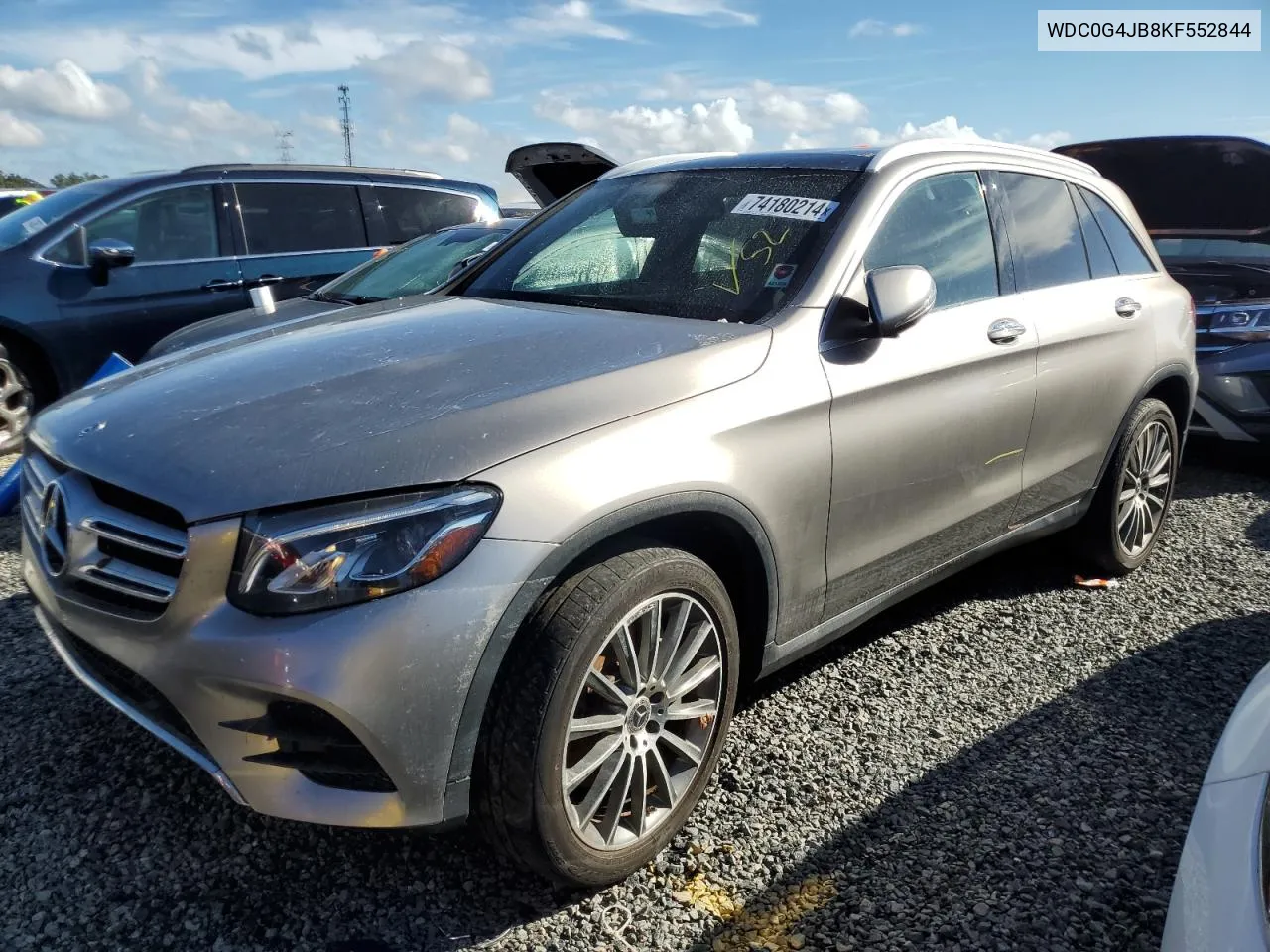 2019 Mercedes-Benz Glc 300 VIN: WDC0G4JB8KF552844 Lot: 74180214