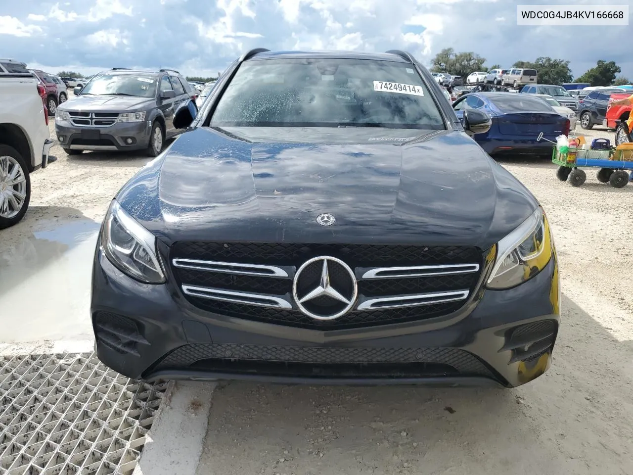 2019 Mercedes-Benz Glc 300 VIN: WDC0G4JB4KV166668 Lot: 74249414