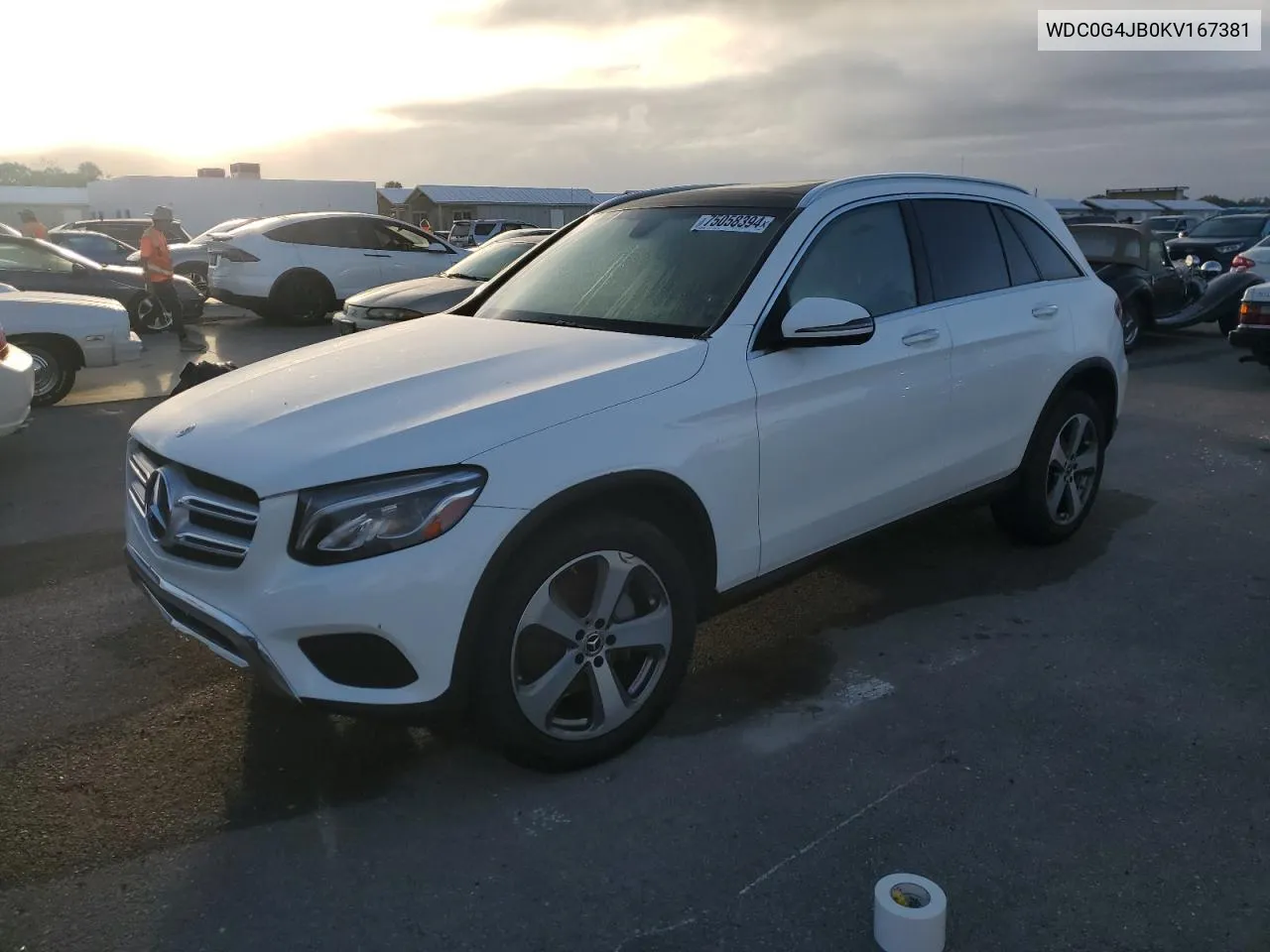 2019 Mercedes-Benz Glc 300 VIN: WDC0G4JB0KV167381 Lot: 75058394