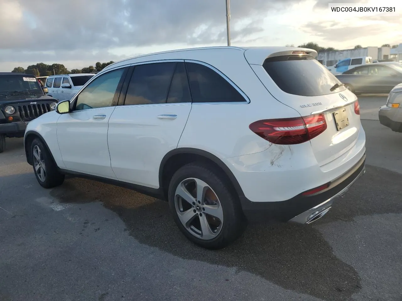 2019 Mercedes-Benz Glc 300 VIN: WDC0G4JB0KV167381 Lot: 75058394