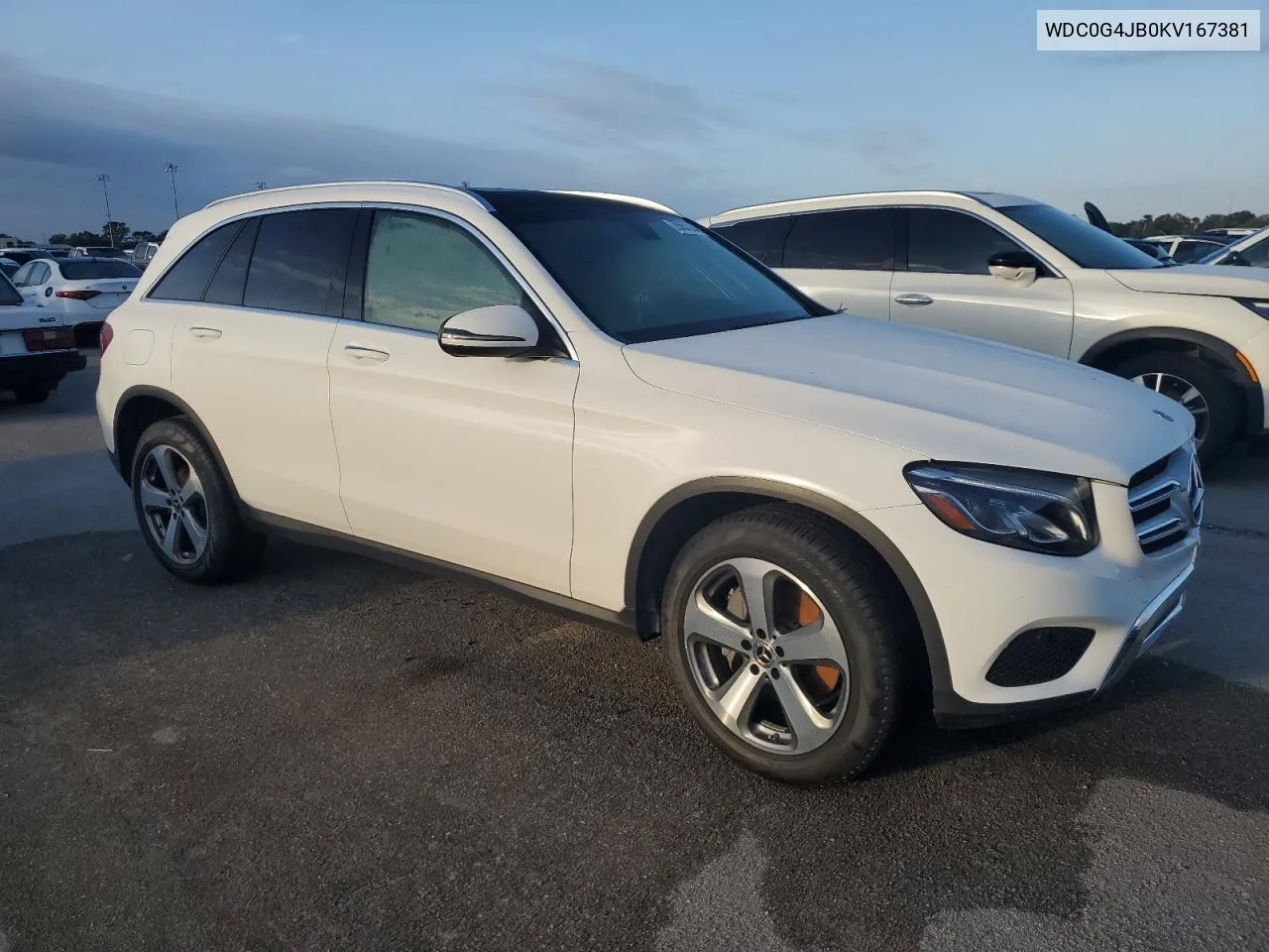 2019 Mercedes-Benz Glc 300 VIN: WDC0G4JB0KV167381 Lot: 75058394