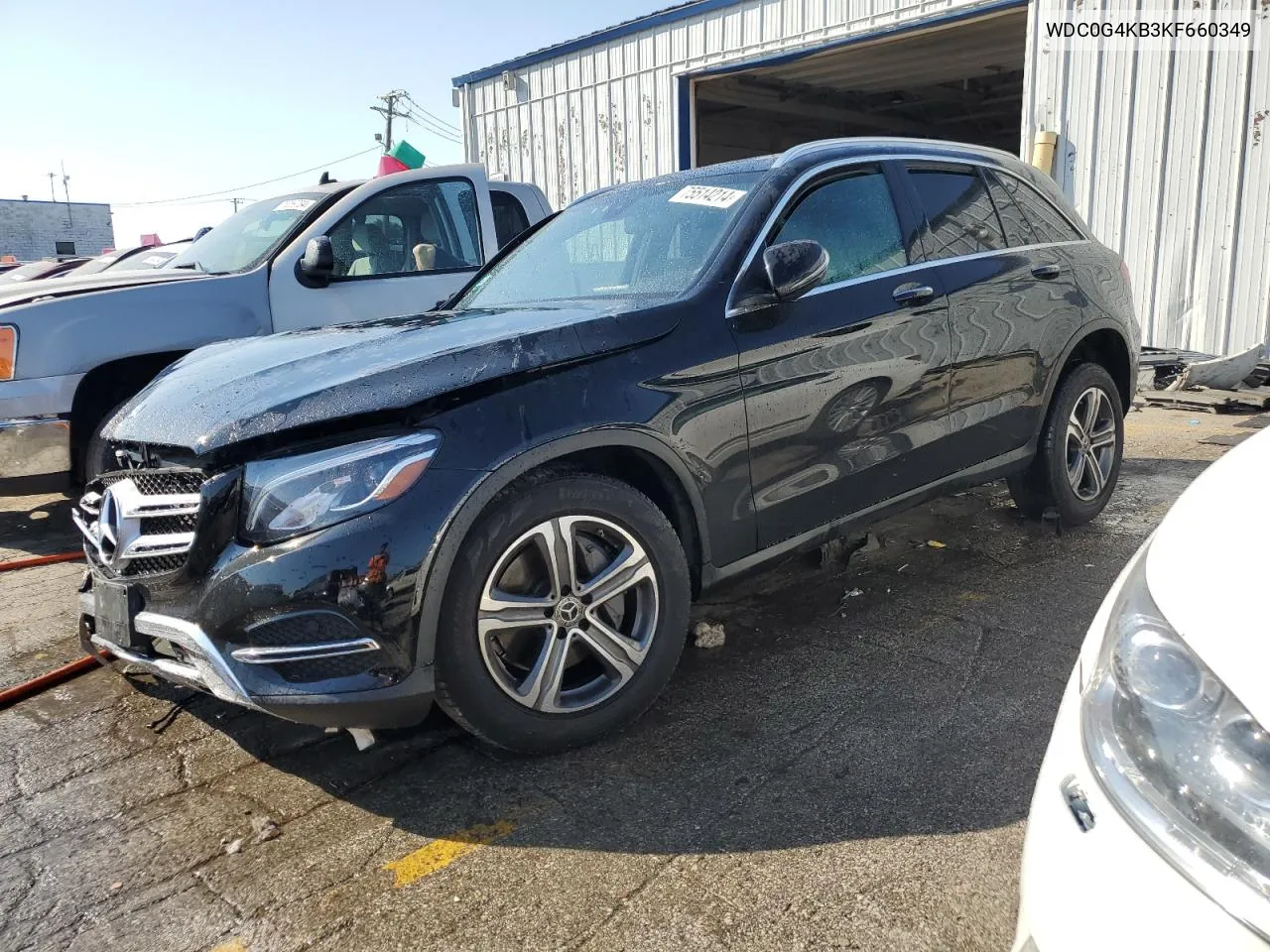 2019 Mercedes-Benz Glc 300 4Matic VIN: WDC0G4KB3KF660349 Lot: 75514214