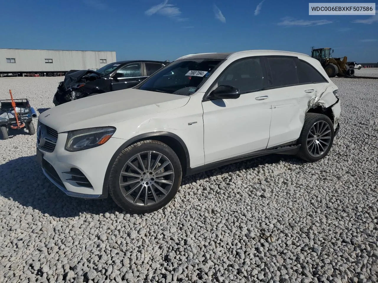 2019 Mercedes-Benz Glc 43 4Matic Amg VIN: WDC0G6EBXKF507586 Lot: 75807094