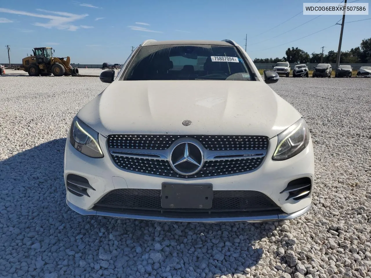 2019 Mercedes-Benz Glc 43 4Matic Amg VIN: WDC0G6EBXKF507586 Lot: 75807094