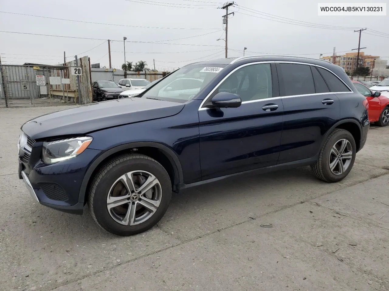 2019 Mercedes-Benz Glc 300 VIN: WDC0G4JB5KV130231 Lot: 76039934