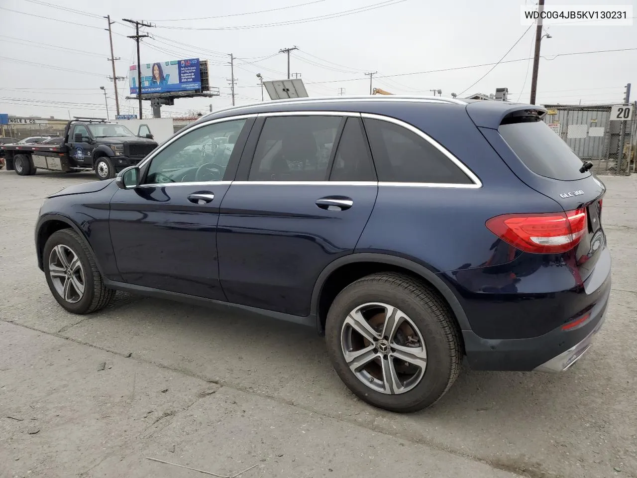 2019 Mercedes-Benz Glc 300 VIN: WDC0G4JB5KV130231 Lot: 76039934