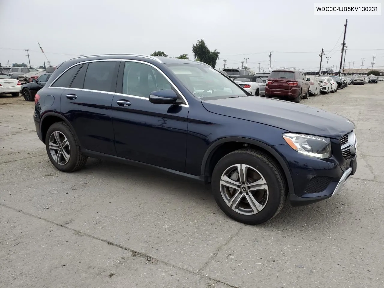 2019 Mercedes-Benz Glc 300 VIN: WDC0G4JB5KV130231 Lot: 76039934