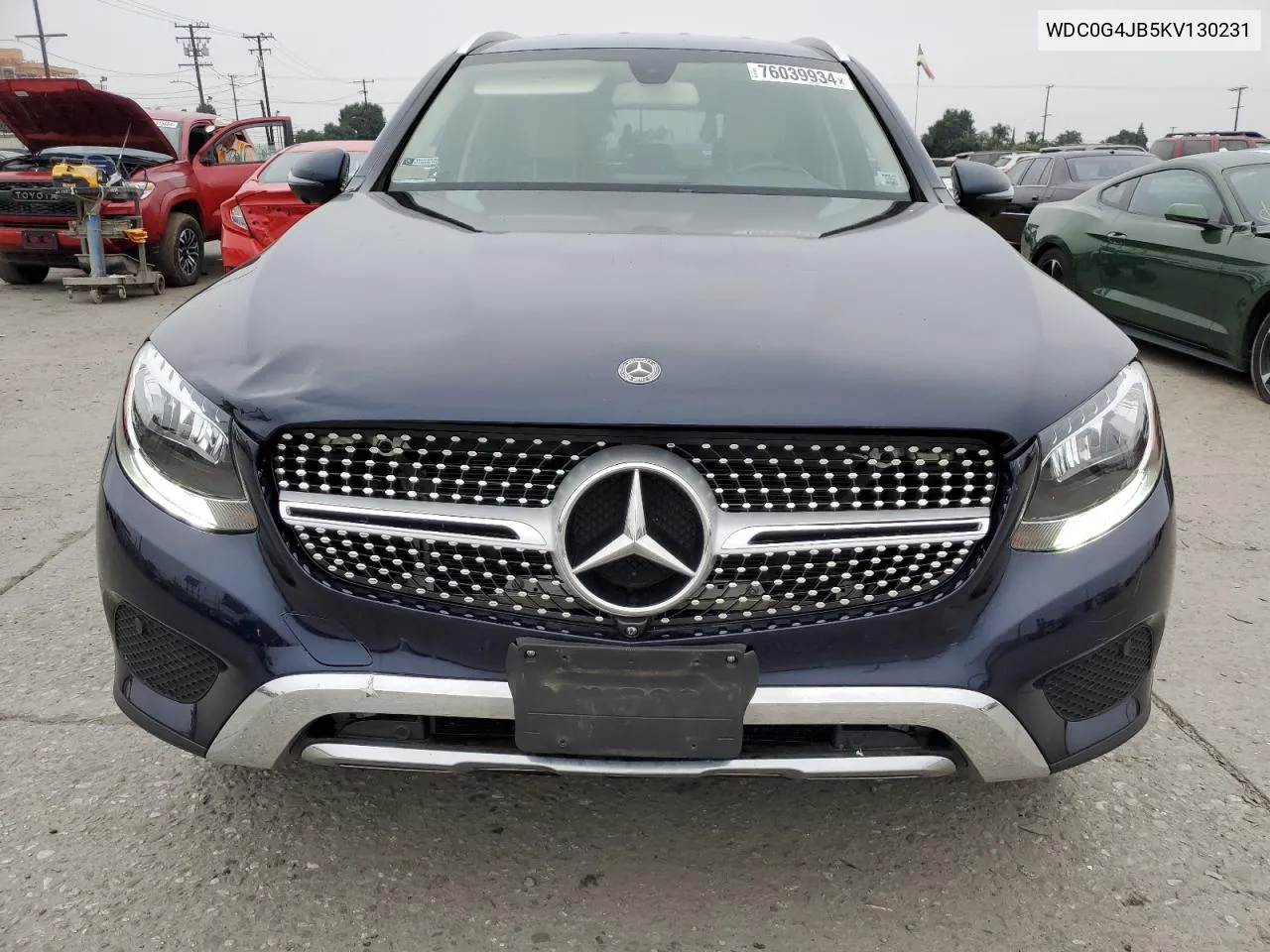 2019 Mercedes-Benz Glc 300 VIN: WDC0G4JB5KV130231 Lot: 76039934