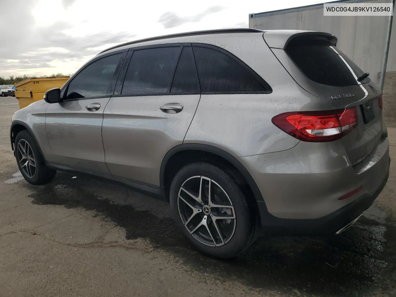 2019 Mercedes-Benz Glc 300 VIN: WDC0G4JB9KV126540 Lot: 76616524