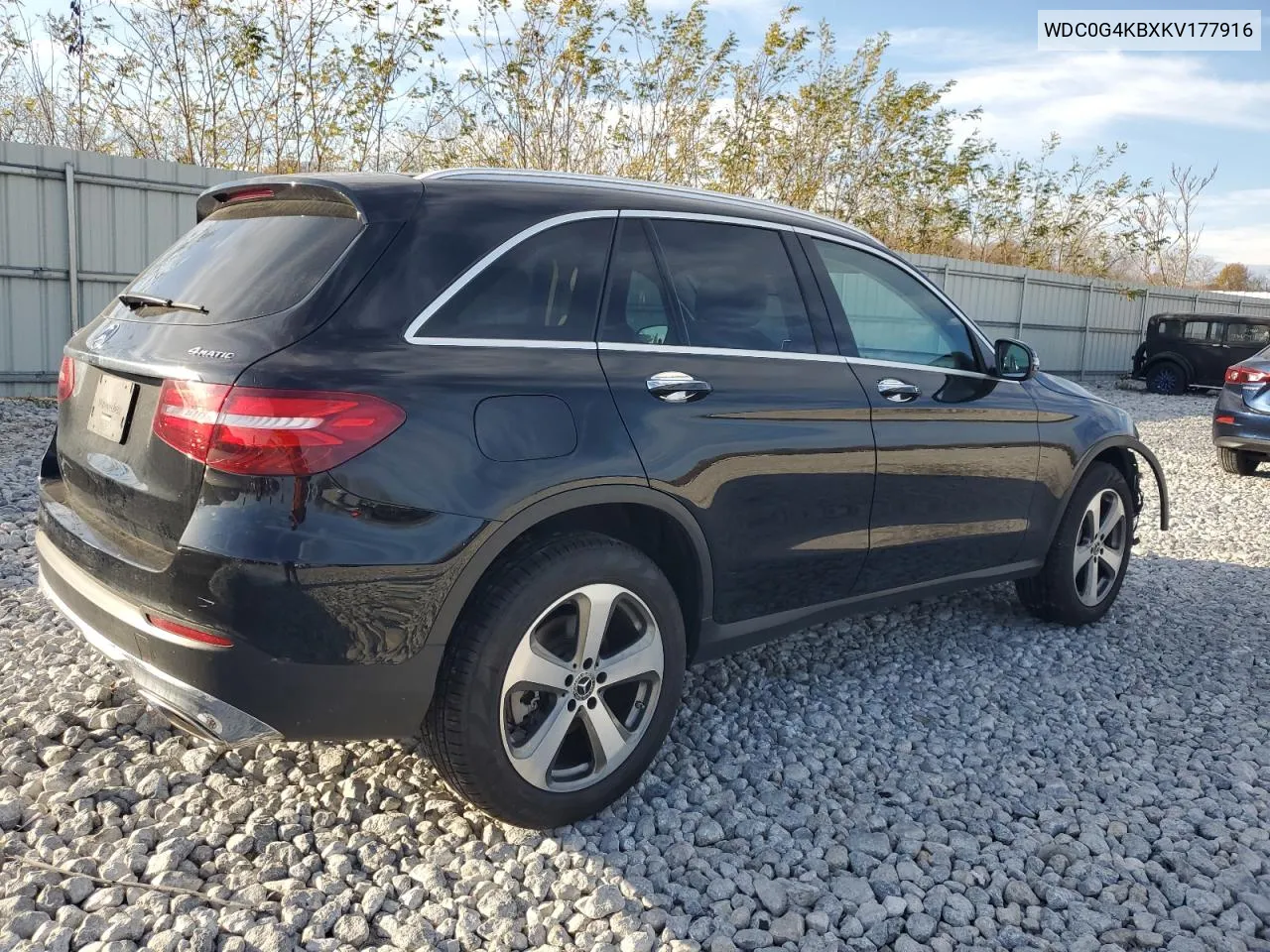 2019 Mercedes-Benz Glc 300 4Matic VIN: WDC0G4KBXKV177916 Lot: 77472724