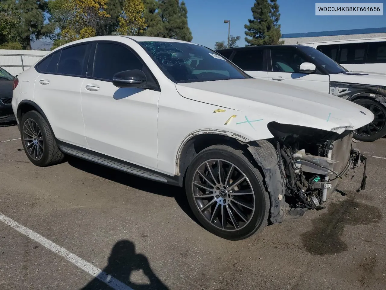 2019 Mercedes-Benz Glc Coupe 300 4Matic VIN: WDC0J4KB8KF664656 Lot: 77485874