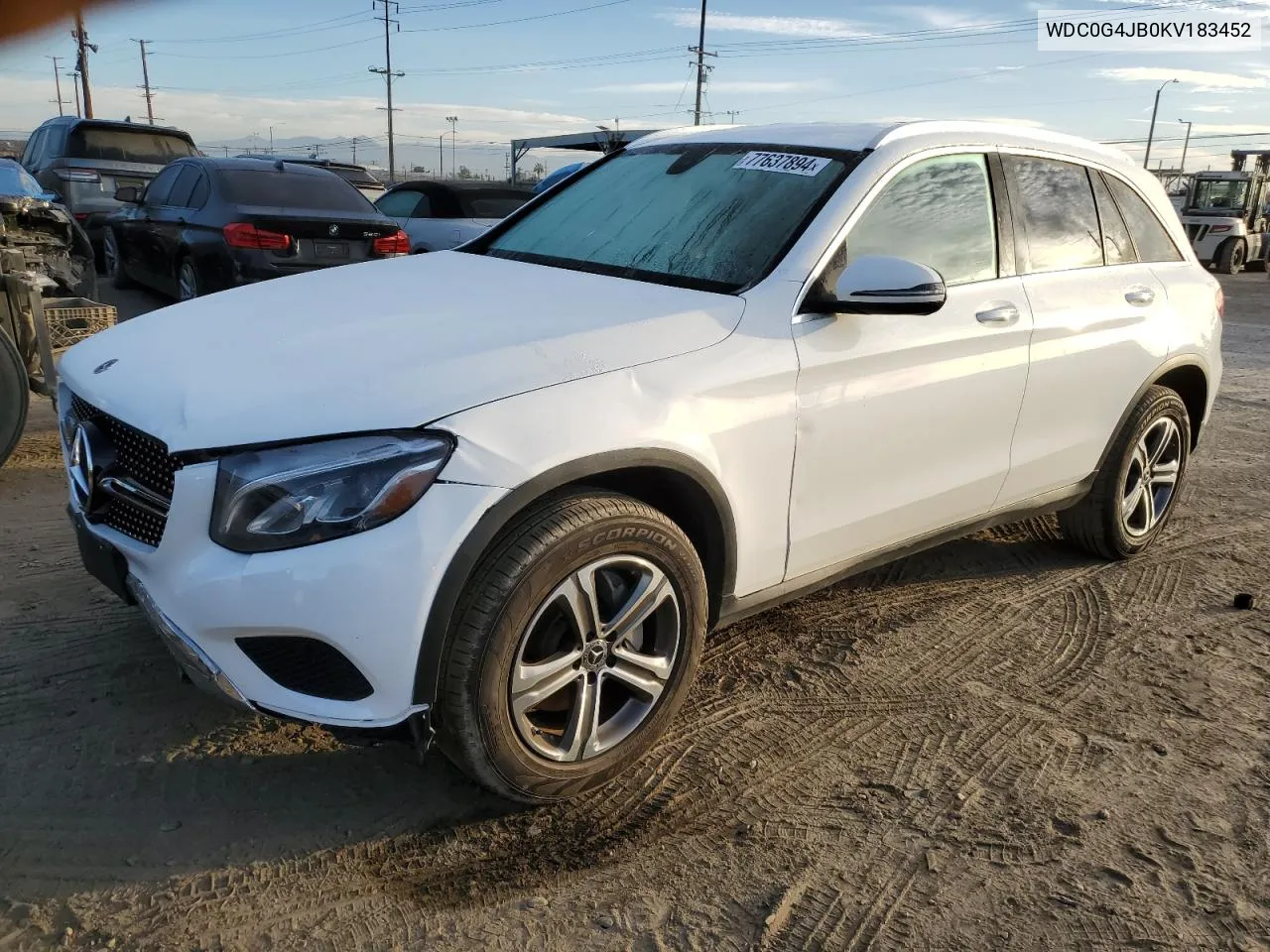 2019 Mercedes-Benz Glc 300 VIN: WDC0G4JB0KV183452 Lot: 77637894