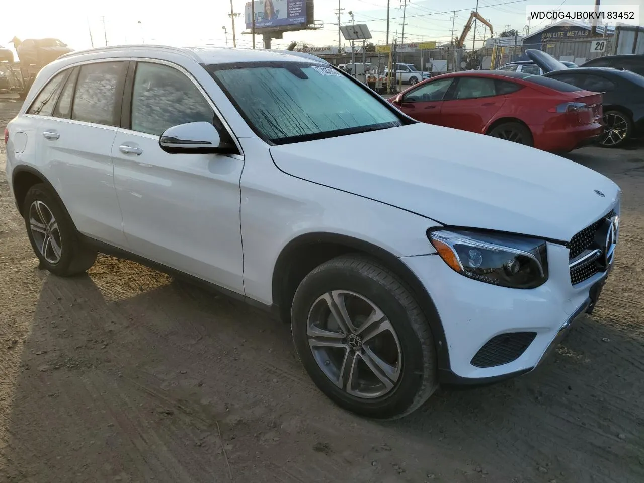 2019 Mercedes-Benz Glc 300 VIN: WDC0G4JB0KV183452 Lot: 77637894