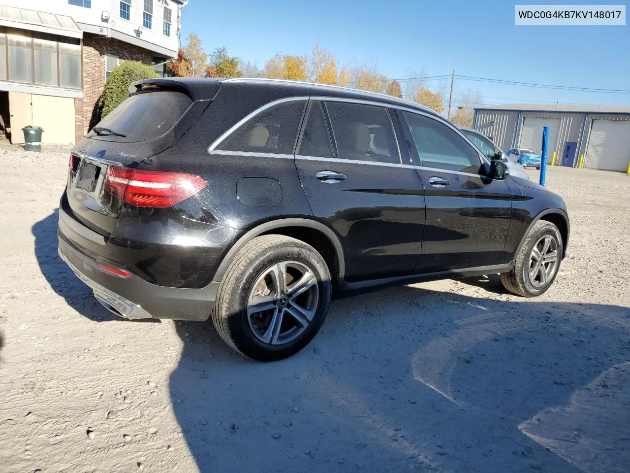 2019 Mercedes-Benz Glc 300 4Matic VIN: WDC0G4KB7KV148017 Lot: 77909214