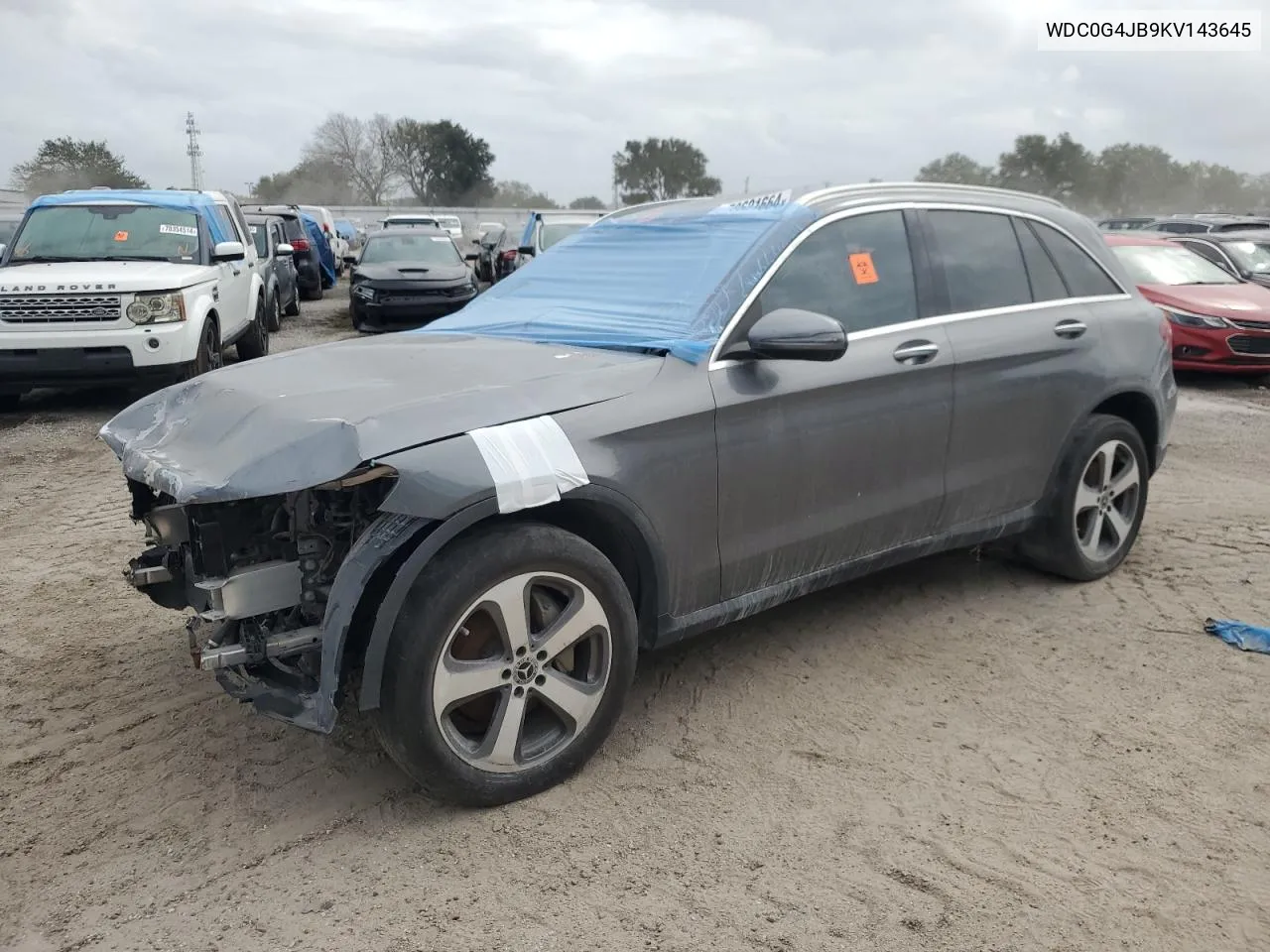 2019 Mercedes-Benz Glc 300 VIN: WDC0G4JB9KV143645 Lot: 78621664