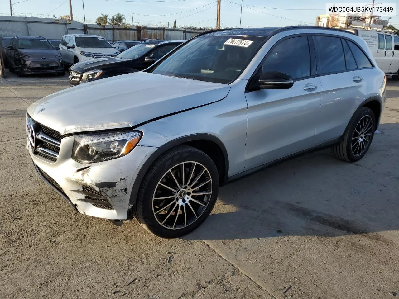 2019 Mercedes-Benz Glc 300 VIN: WDC0G4JB5KV173449 Lot: 78673674