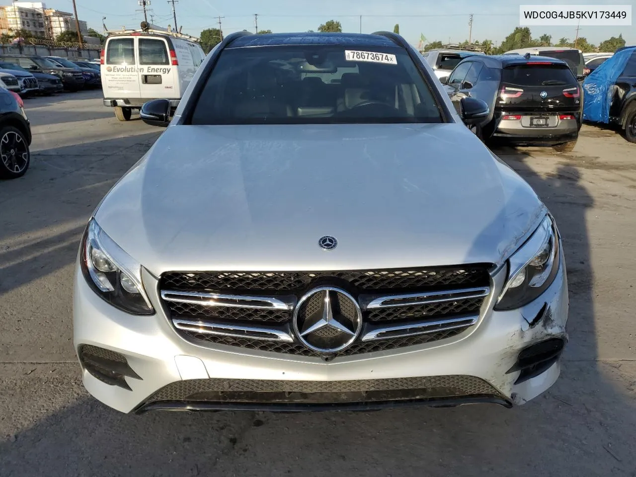 2019 Mercedes-Benz Glc 300 VIN: WDC0G4JB5KV173449 Lot: 78673674