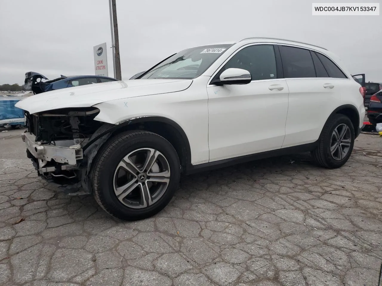 2019 Mercedes-Benz Glc 300 VIN: WDC0G4JB7KV153347 Lot: 79674414