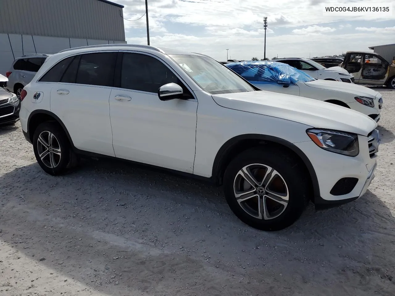 2019 Mercedes-Benz Glc 300 VIN: WDC0G4JB6KV136135 Lot: 80802204