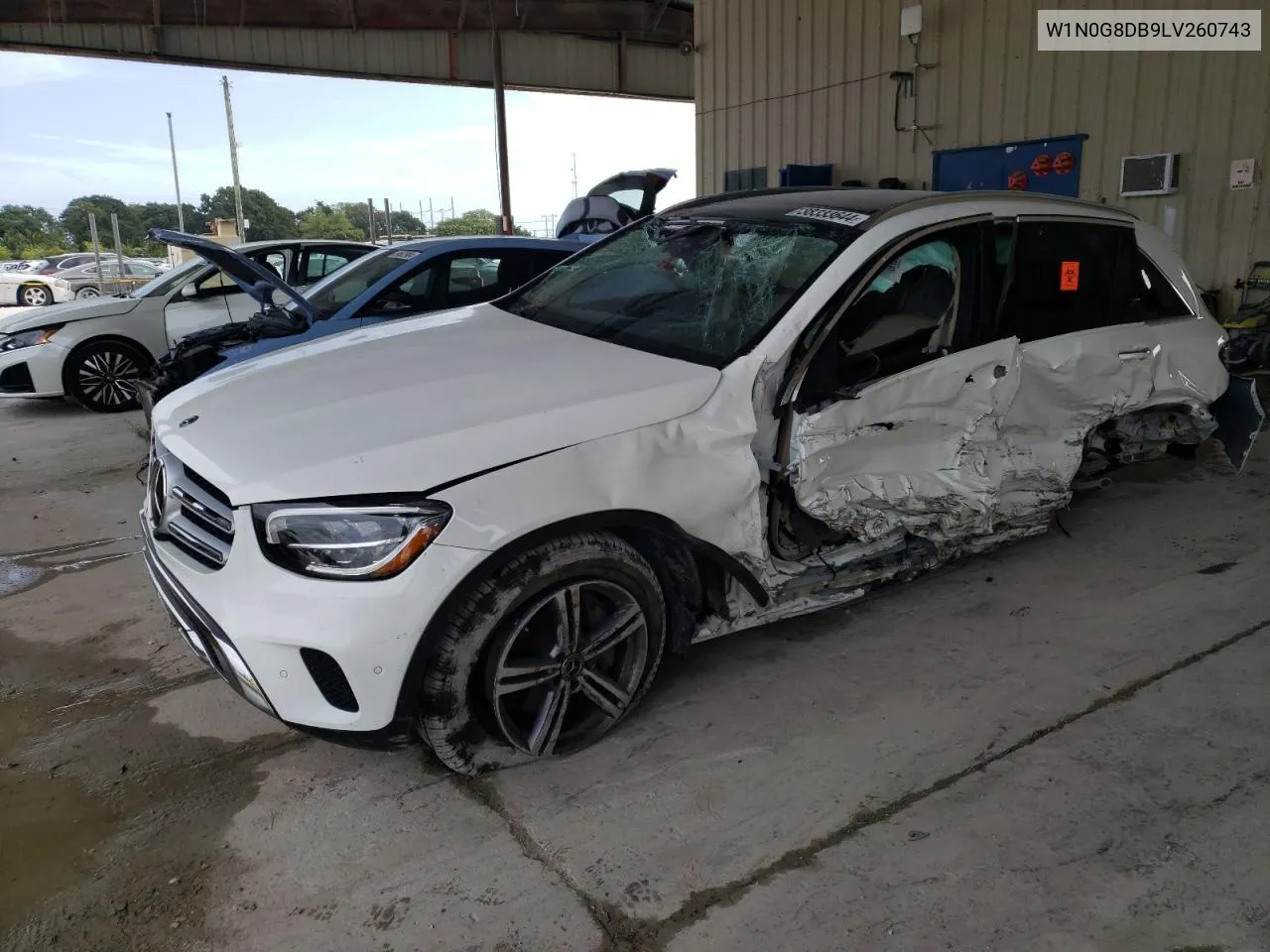 2020 Mercedes-Benz Glc 300 VIN: W1N0G8DB9LV260743 Lot: 38333644