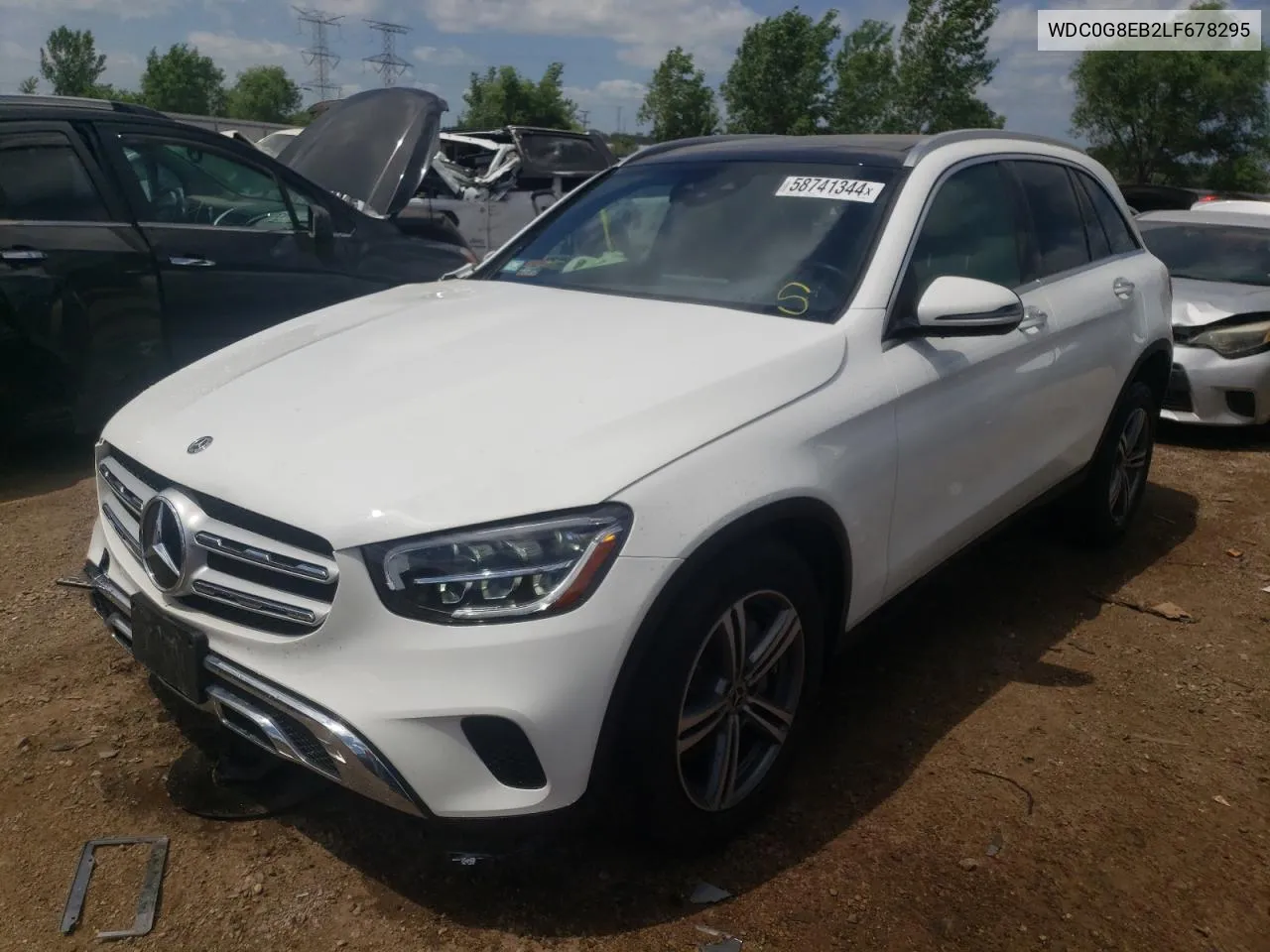 2020 Mercedes-Benz Glc 300 4Matic VIN: WDC0G8EB2LF678295 Lot: 58741344