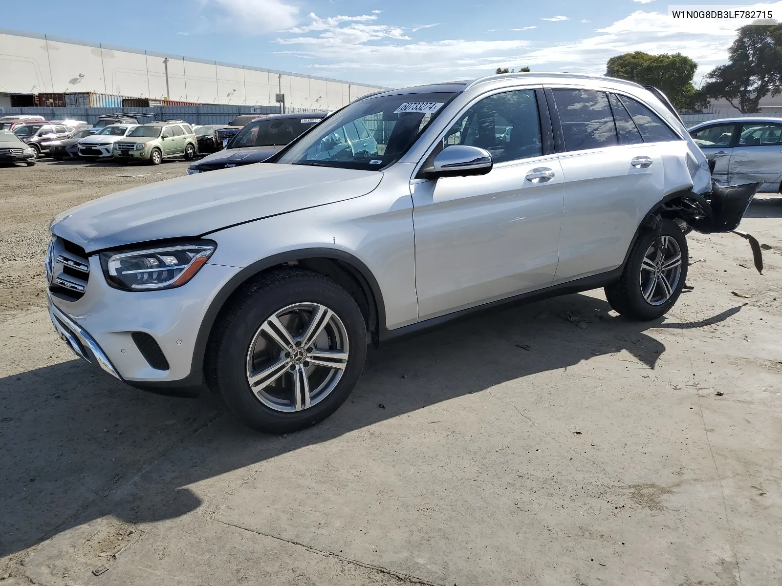 2020 Mercedes-Benz Glc 300 VIN: W1N0G8DB3LF782715 Lot: 60733274