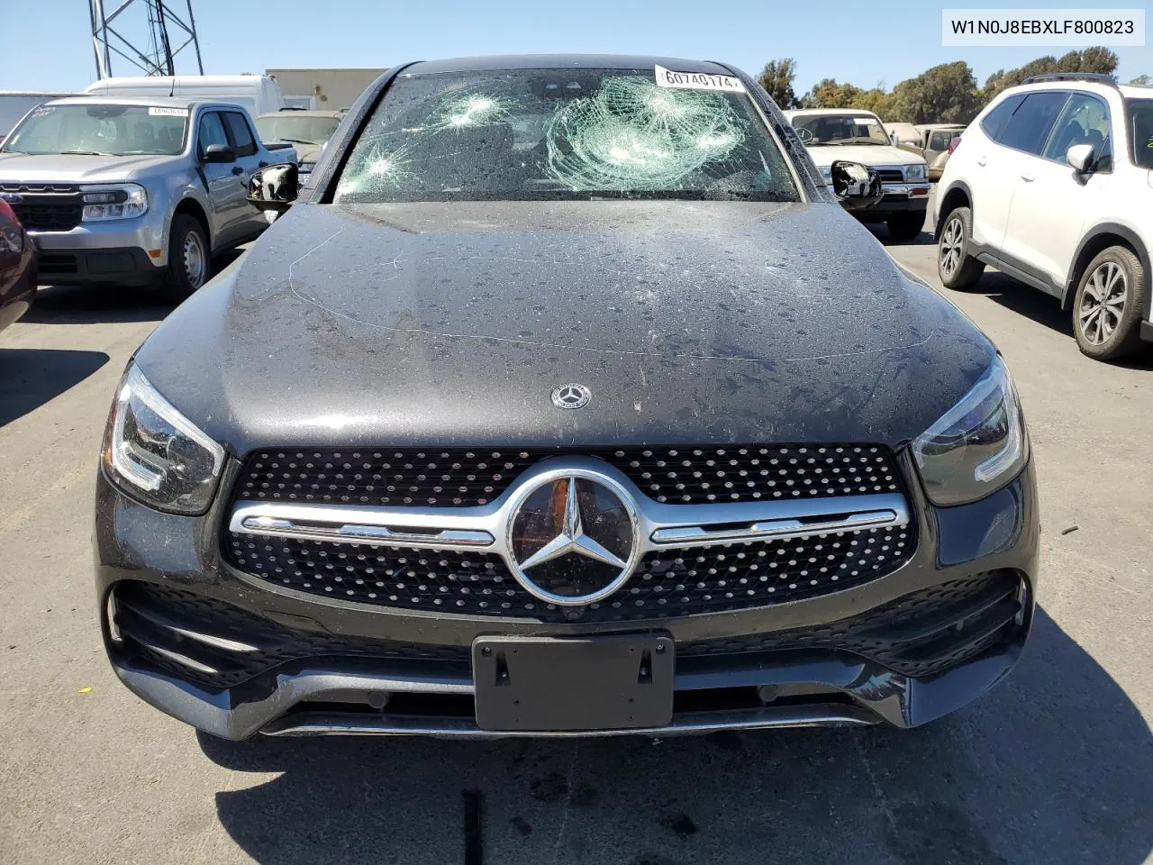 2020 Mercedes-Benz Glc Coupe 300 4Matic VIN: W1N0J8EBXLF800823 Lot: 60740174