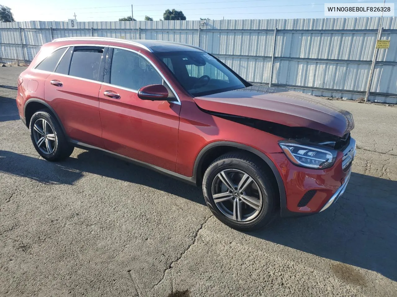 2020 Mercedes-Benz Glc 300 4Matic VIN: W1N0G8EB0LF826328 Lot: 64115204