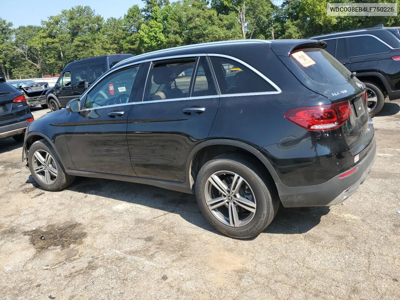 2020 Mercedes-Benz Glc 300 4Matic VIN: WDC0G8EB4LF750226 Lot: 66524044