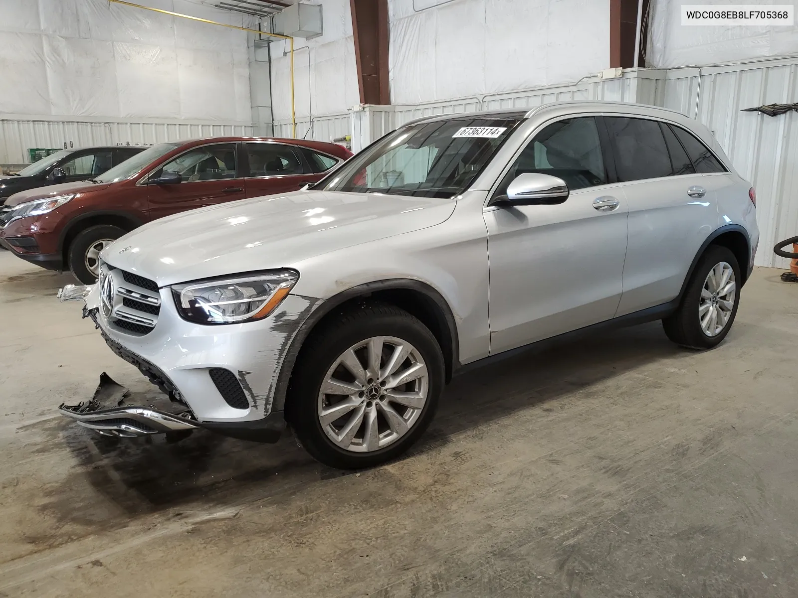 2020 Mercedes-Benz Glc 300 4Matic VIN: WDC0G8EB8LF705368 Lot: 67363114