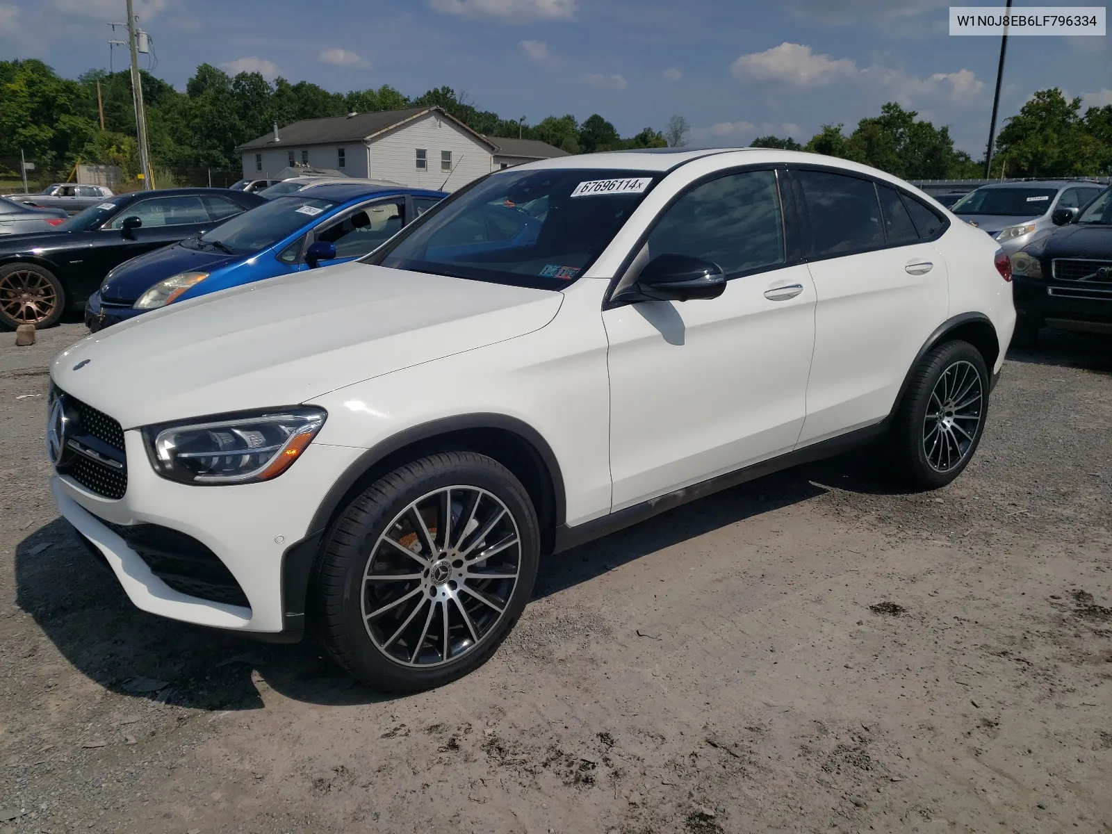 2020 Mercedes-Benz Glc Coupe 300 4Matic VIN: W1N0J8EB6LF796334 Lot: 67696114