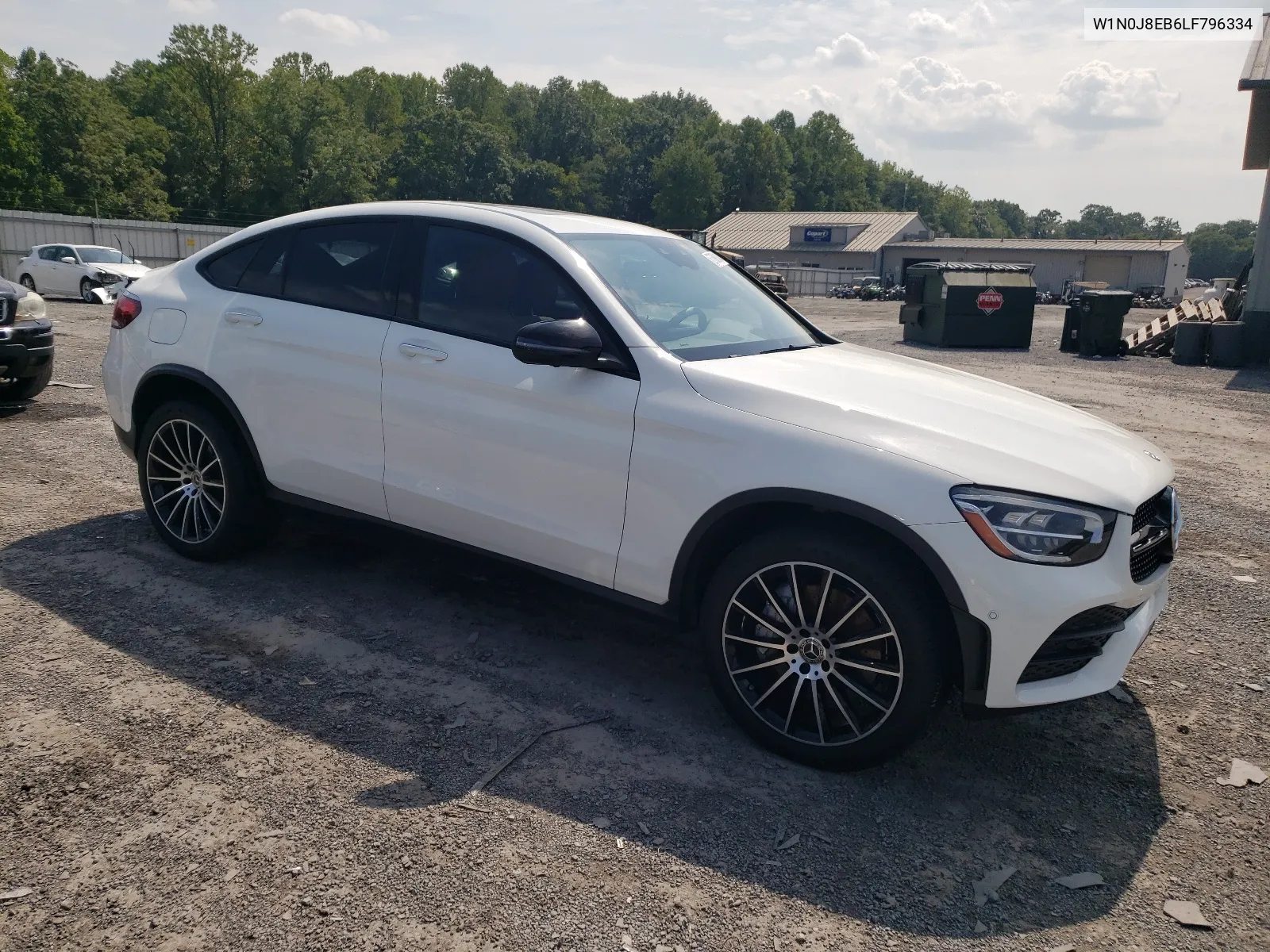 2020 Mercedes-Benz Glc Coupe 300 4Matic VIN: W1N0J8EB6LF796334 Lot: 67696114