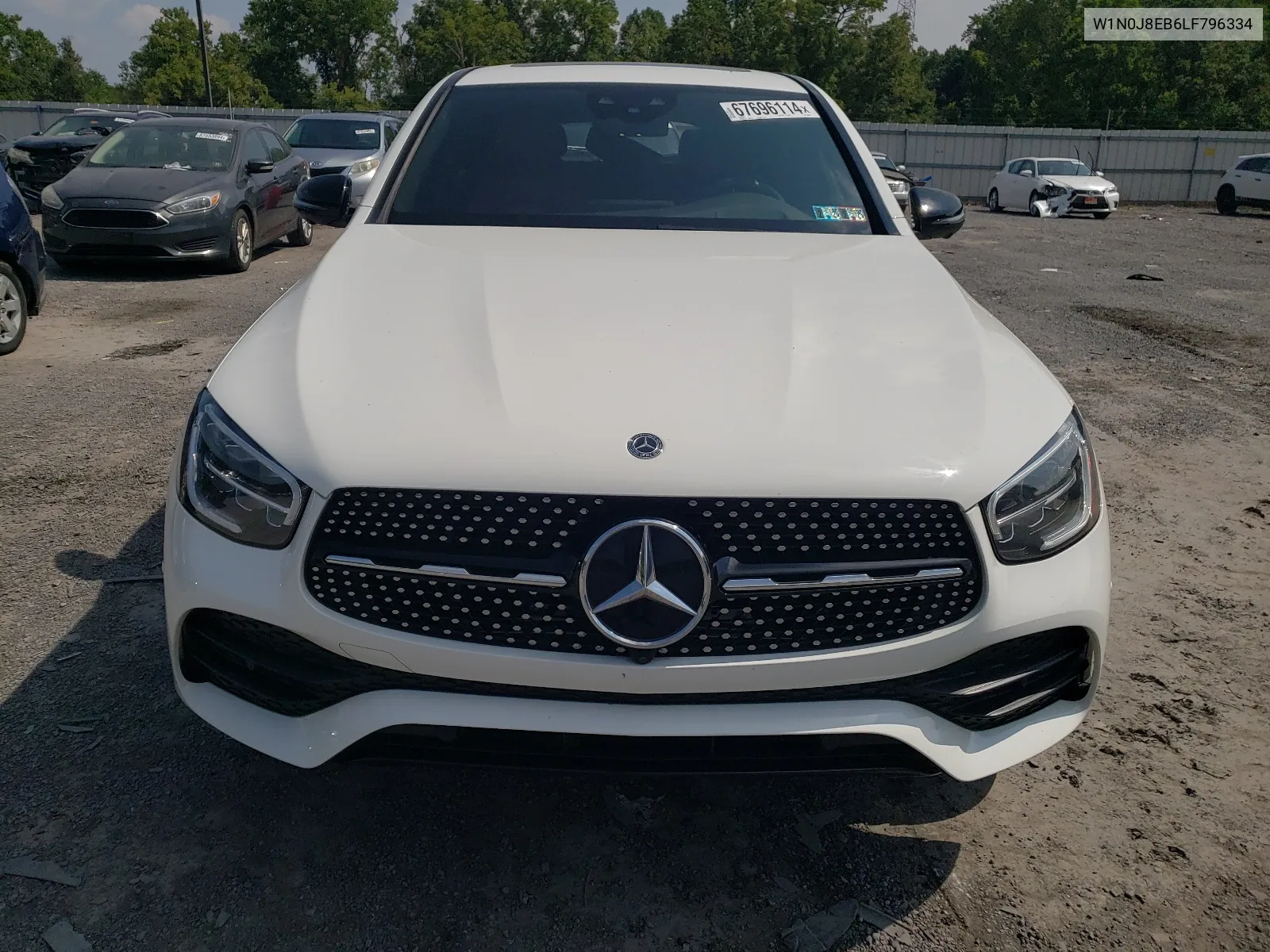 2020 Mercedes-Benz Glc Coupe 300 4Matic VIN: W1N0J8EB6LF796334 Lot: 67696114