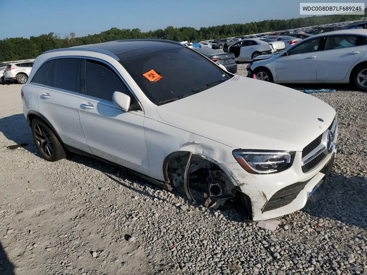 2020 Mercedes-Benz Glc 300 VIN: WDC0G8DB7LF689245 Lot: 68039754