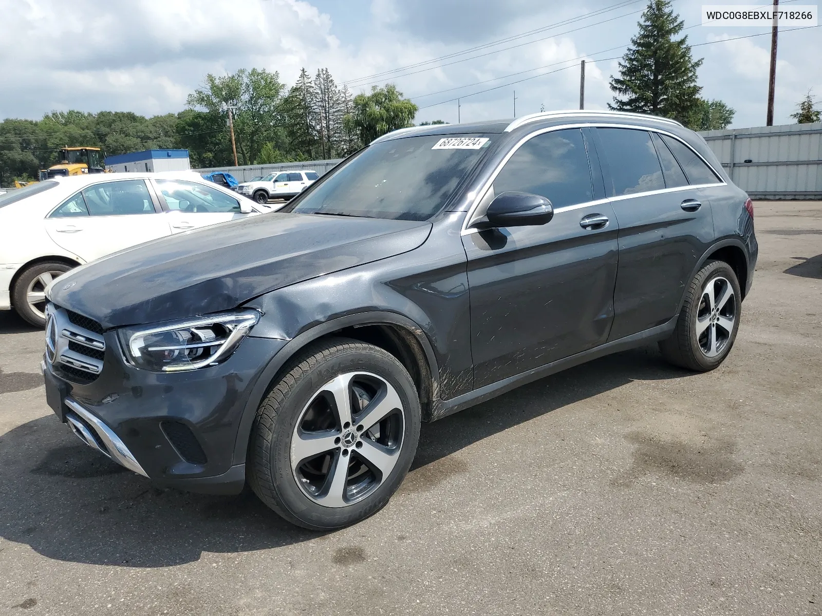 2020 Mercedes-Benz Glc 300 4Matic VIN: WDC0G8EBXLF718266 Lot: 68726724