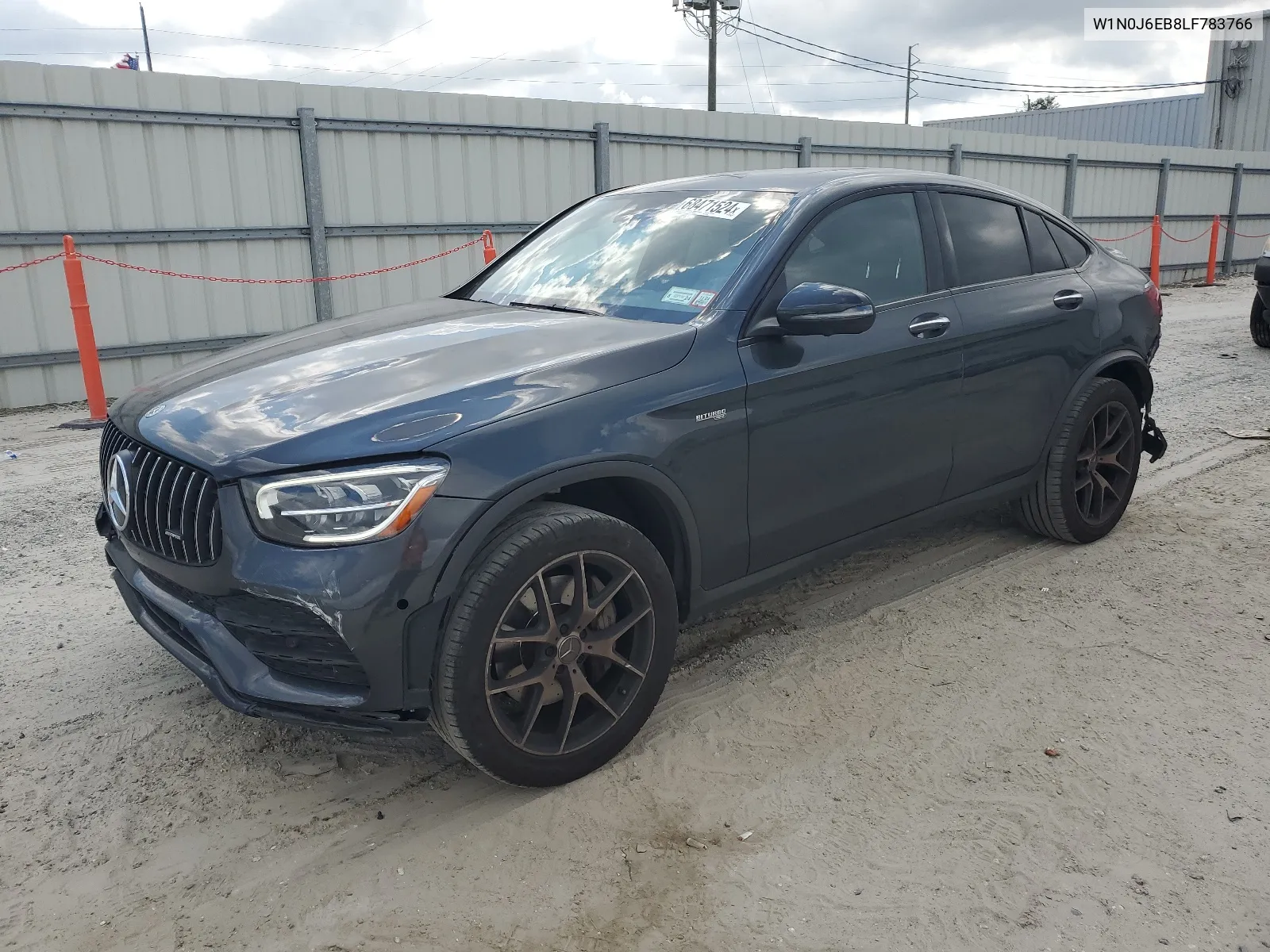 2020 Mercedes-Benz Glc Coupe 43 4Matic Amg VIN: W1N0J6EB8LF783766 Lot: 68799304