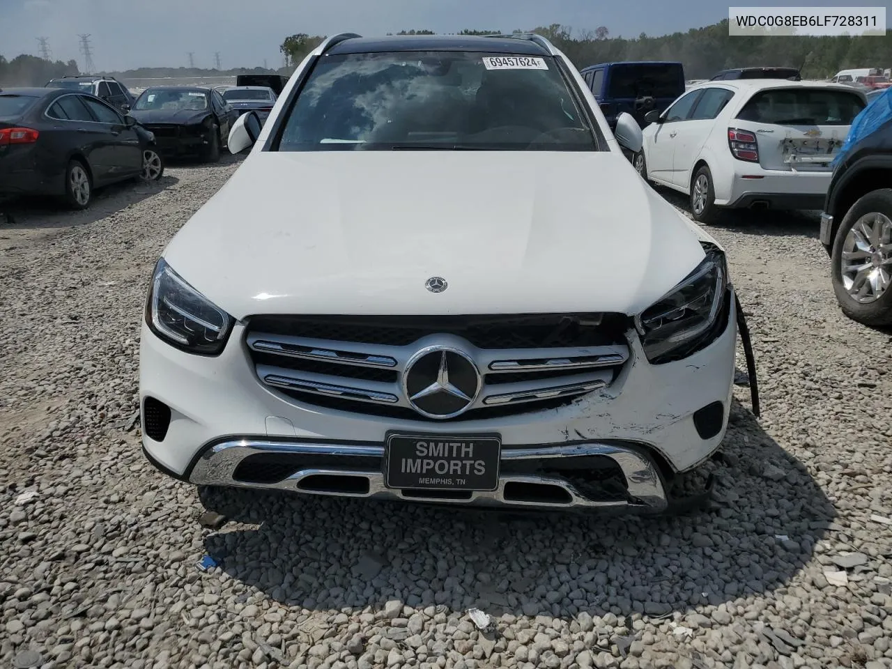 2020 Mercedes-Benz Glc 300 4Matic VIN: WDC0G8EB6LF728311 Lot: 69457624