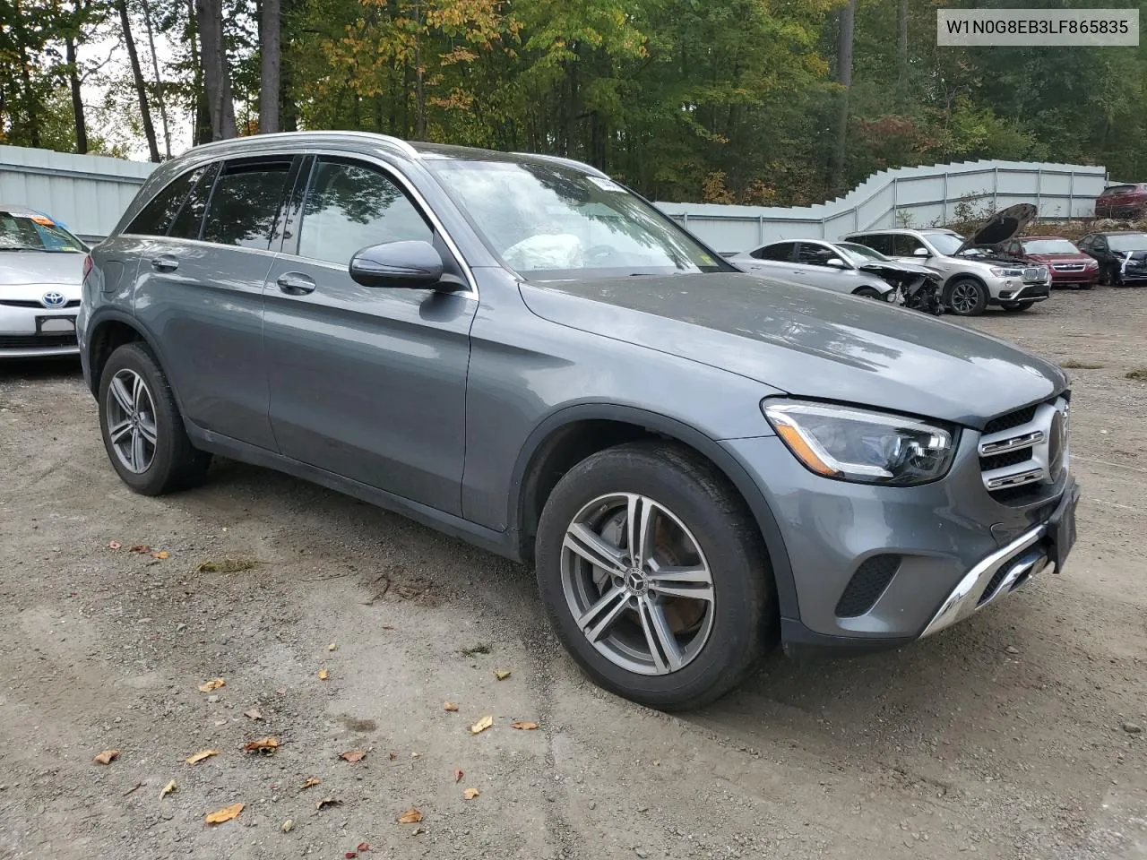 2020 Mercedes-Benz Glc 300 4Matic VIN: W1N0G8EB3LF865835 Lot: 71440414