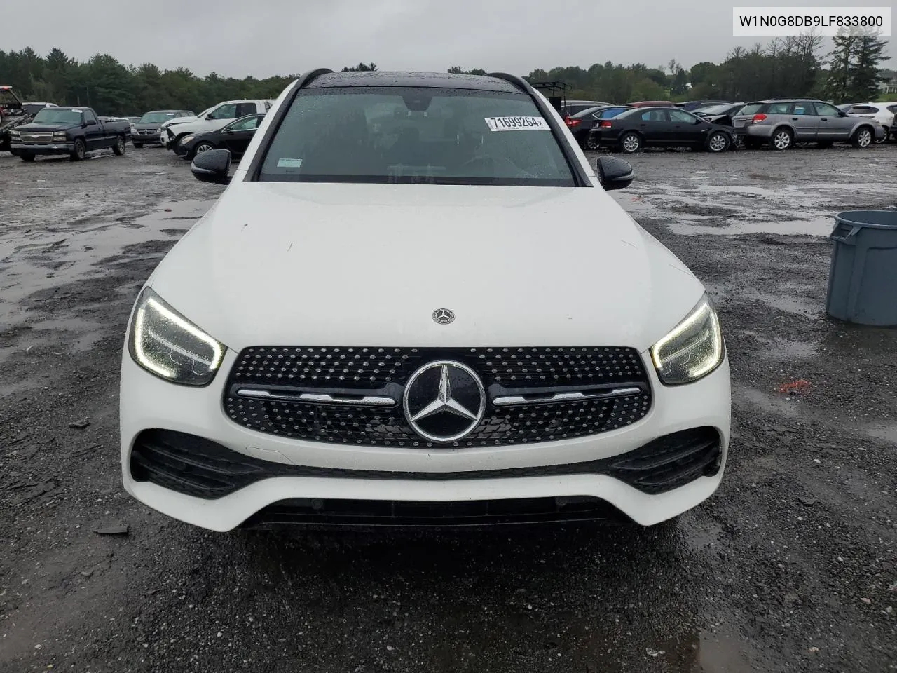 2020 Mercedes-Benz Glc 300 VIN: W1N0G8DB9LF833800 Lot: 71699264