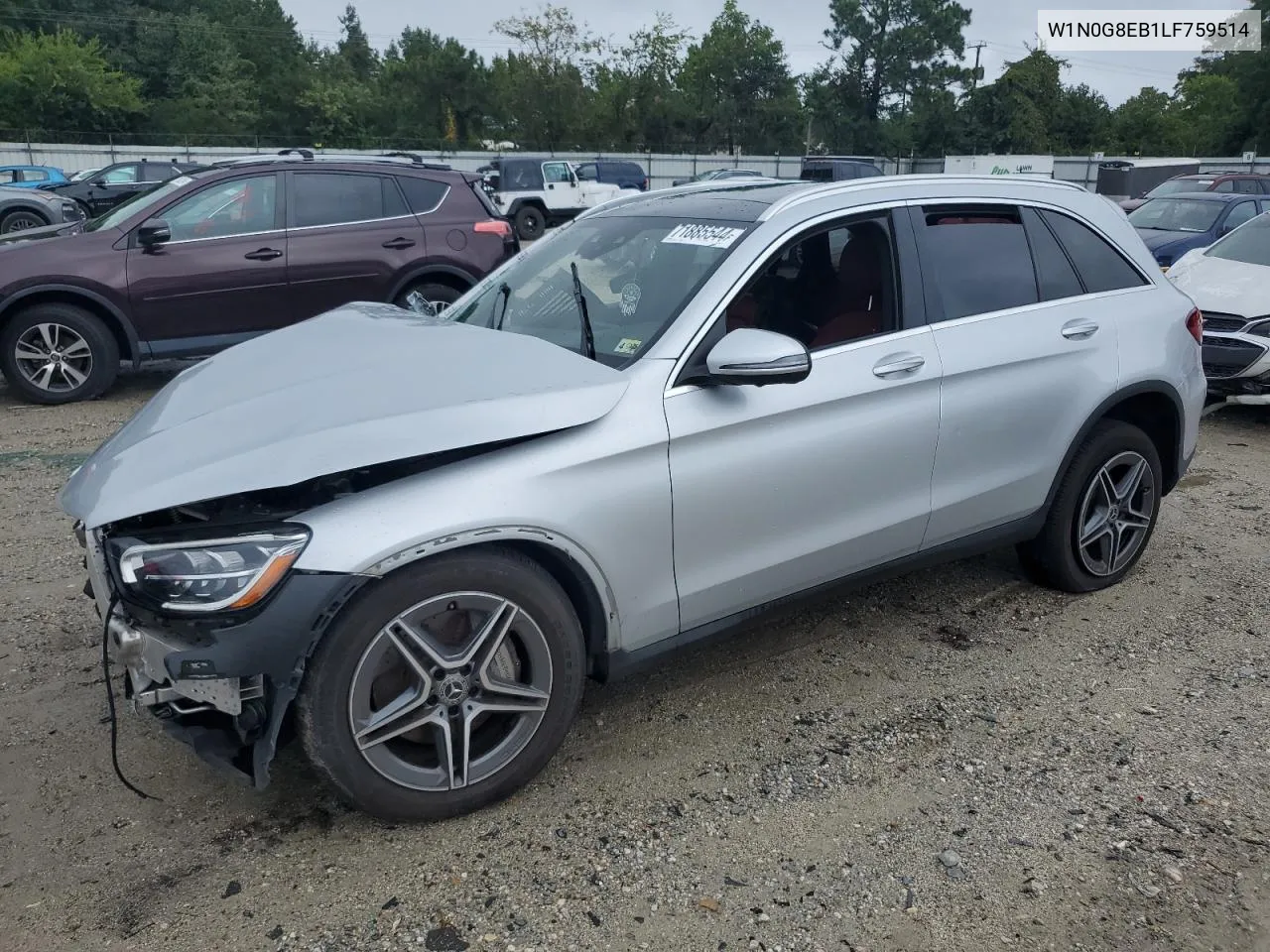 2020 Mercedes-Benz Glc 300 4Matic VIN: W1N0G8EB1LF759514 Lot: 71885544