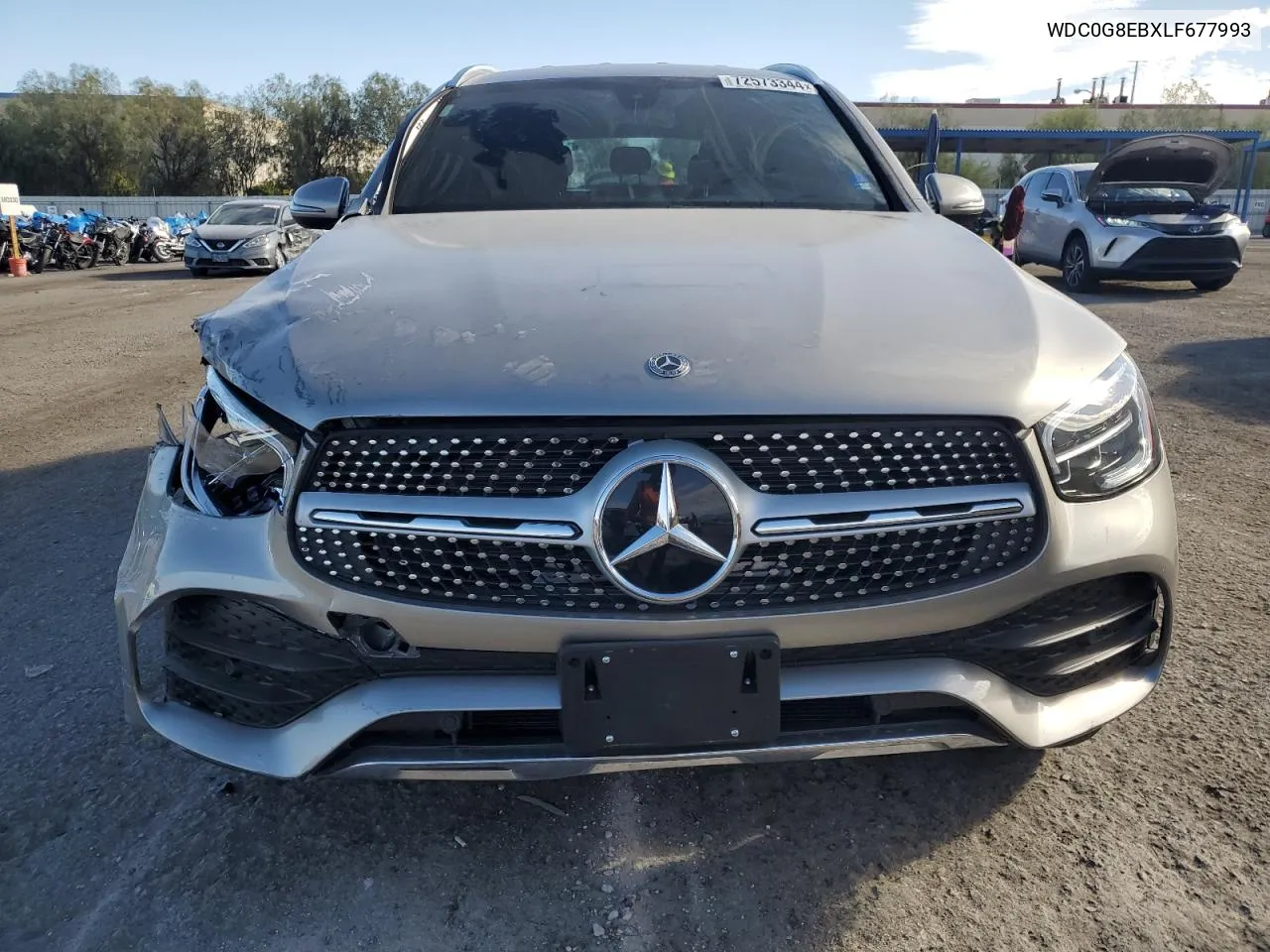 2020 Mercedes-Benz Glc 300 4Matic VIN: WDC0G8EBXLF677993 Lot: 72573344