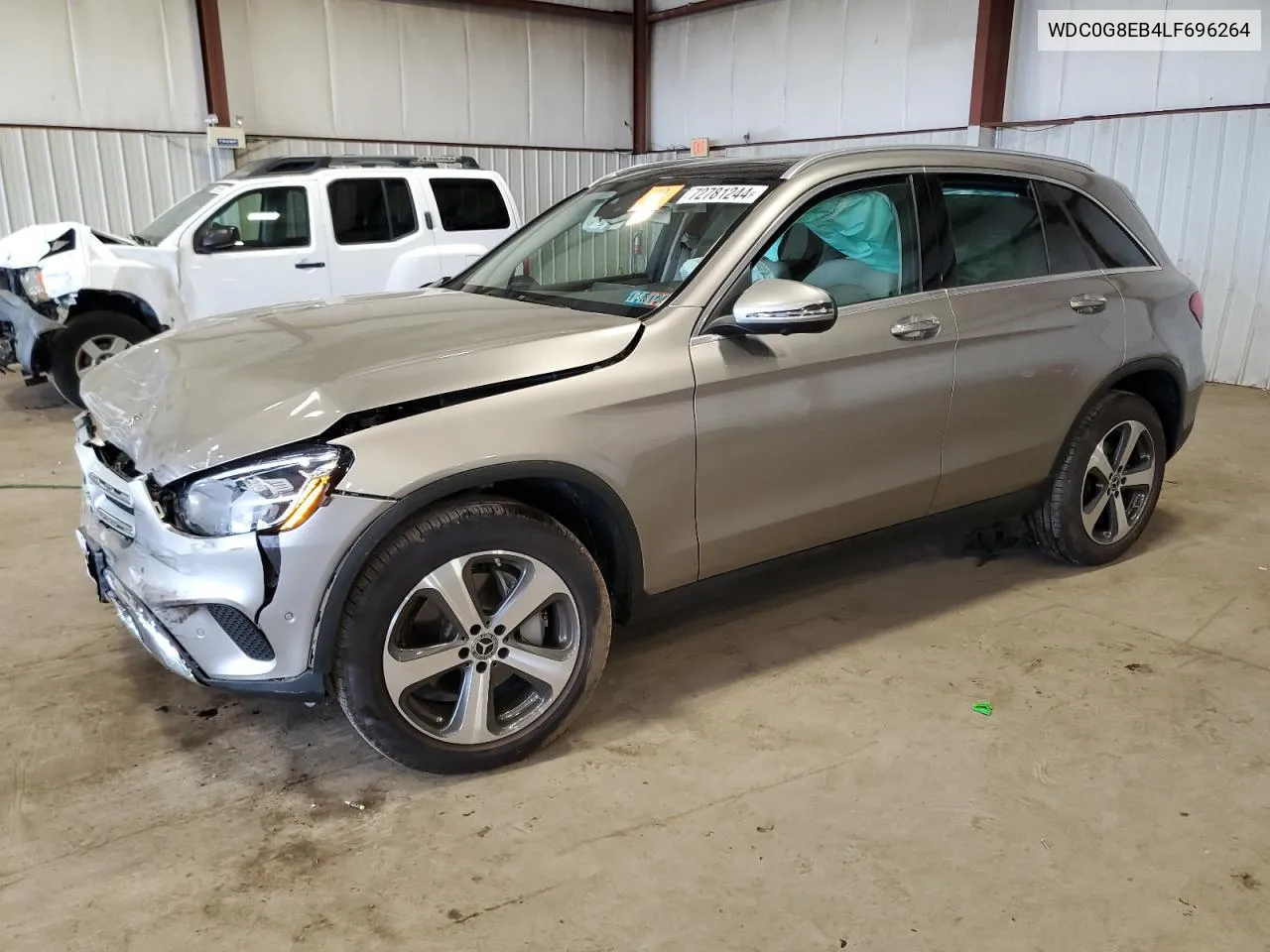 2020 Mercedes-Benz Glc 300 4Matic VIN: WDC0G8EB4LF696264 Lot: 72781244